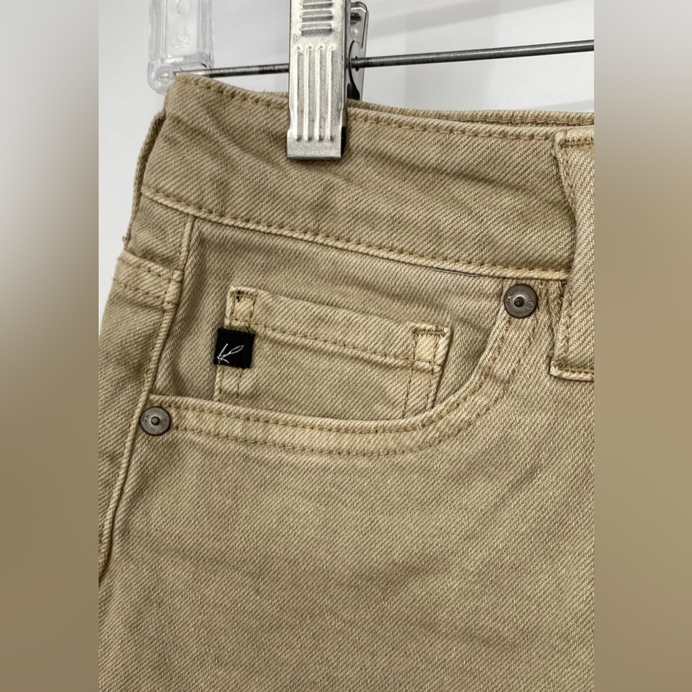 KanCan Women's Brown Frayed Hem Jean Shorts - Picture 5 of 15